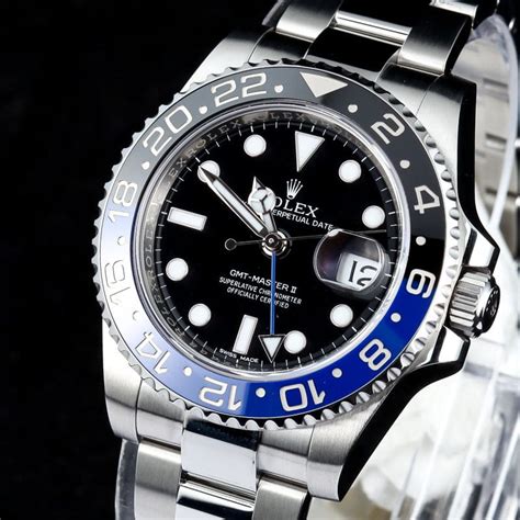 rolex gmt master blue black